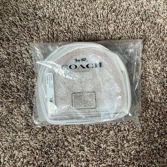 Top Handle Card Case In Crystal Signature Jacquard - Picture 2 of 6